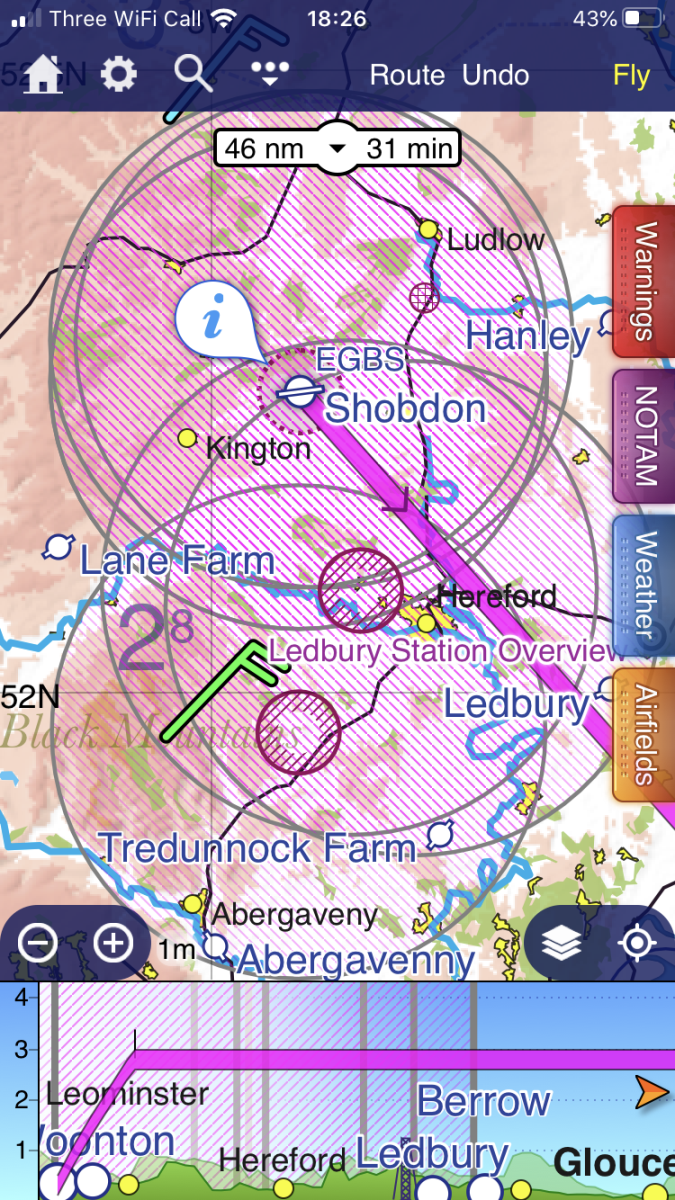 Depiction of Parachute Jump Exercise (PJE) / Drop Zones